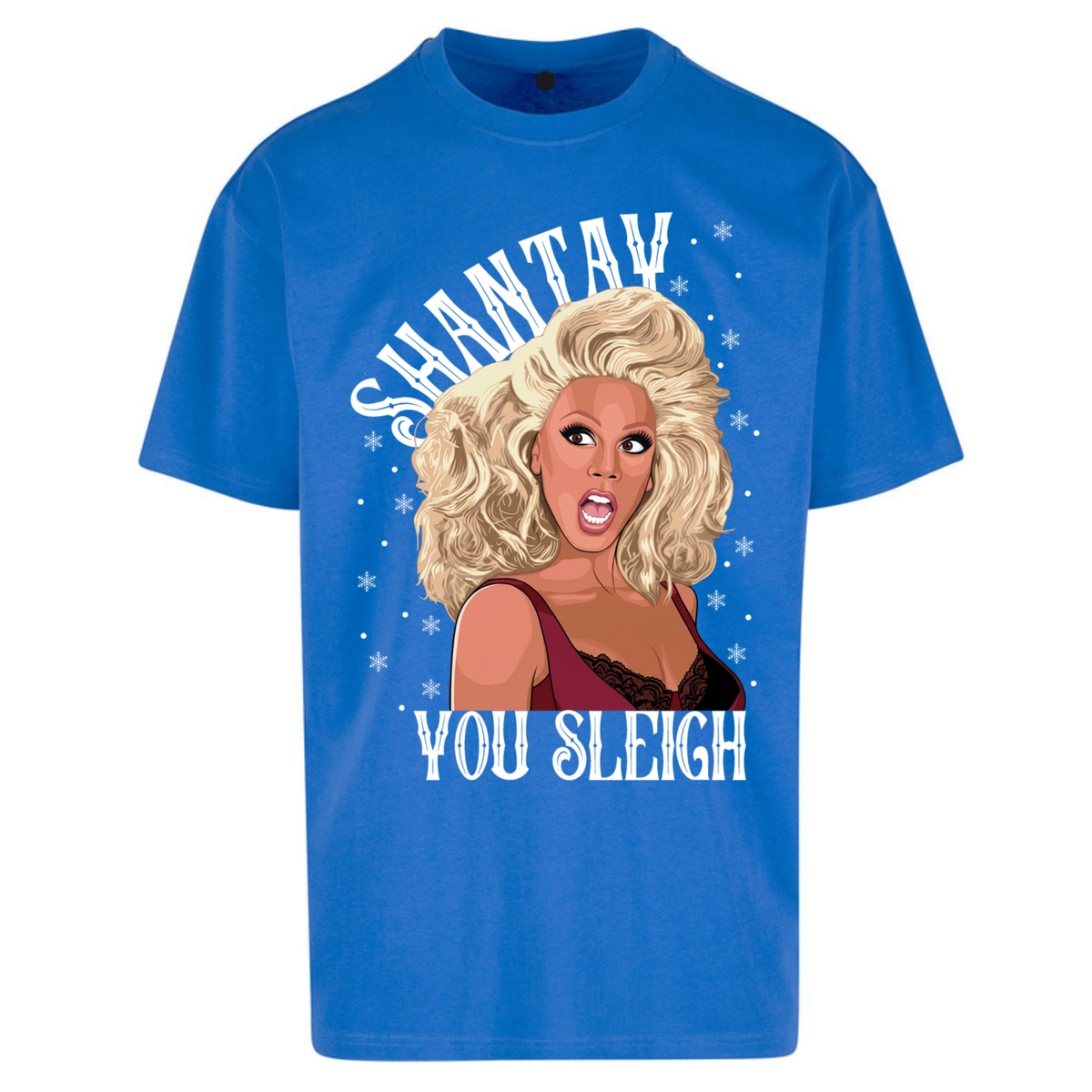 drag christmas clothing Oversized T-Shirt