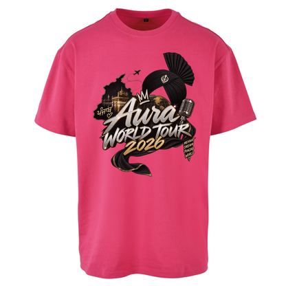 Diljit Dosanjh Aura World Tour 2026 Oversized T-Shirt