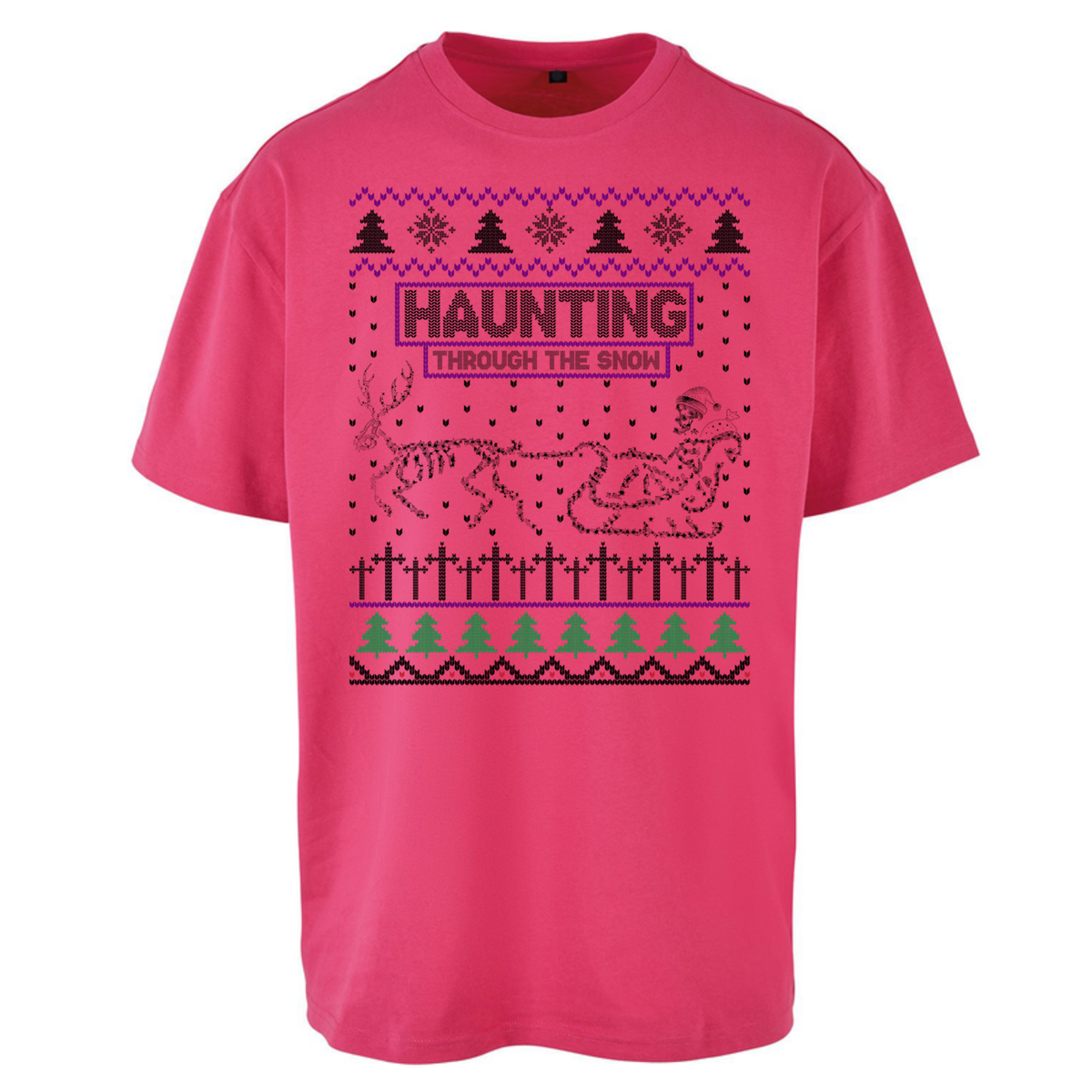 Gothic Holiday Clothing Oversized T-Shirt