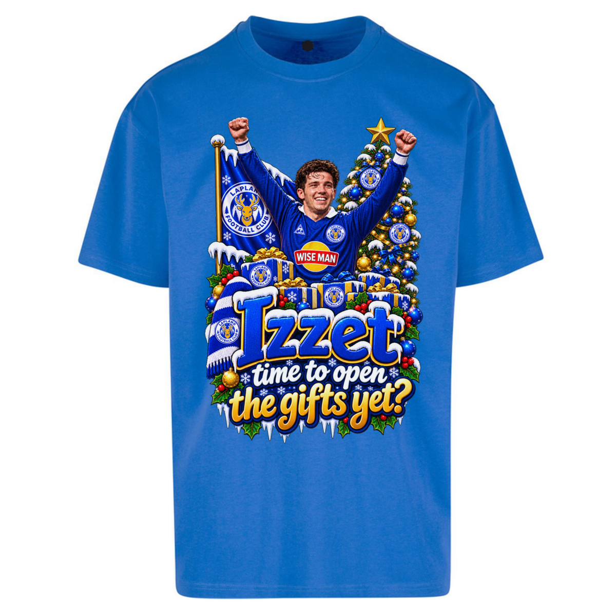 Leicester City Football Christmas Oversized T-Shirt