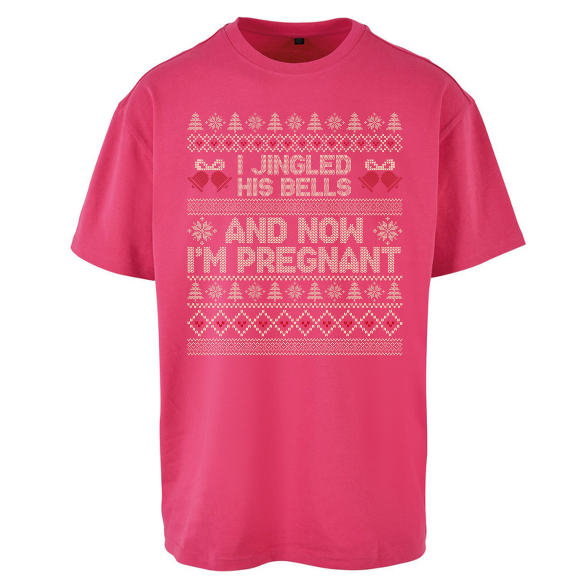 Pregnant At Christmas Oversized T-Shirt