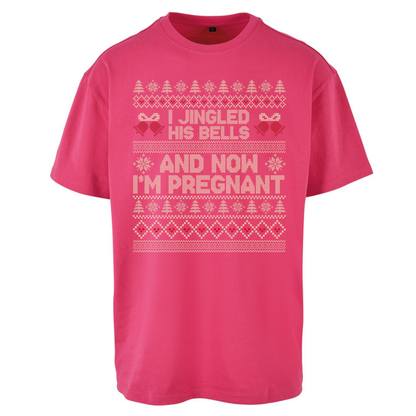 Pregnant At Christmas Oversized T-Shirt