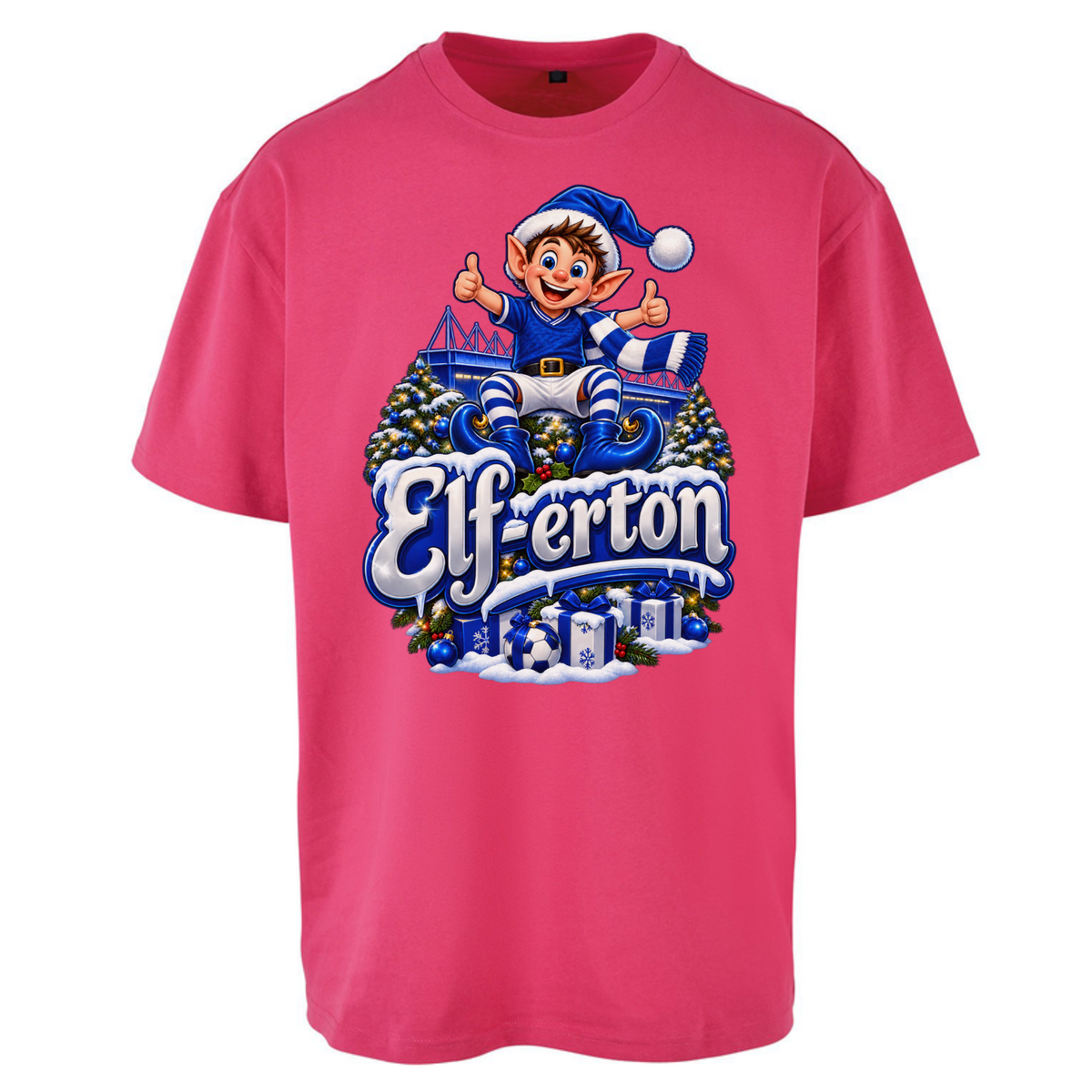 Everton FC Christmas Oversized T-Shirt
