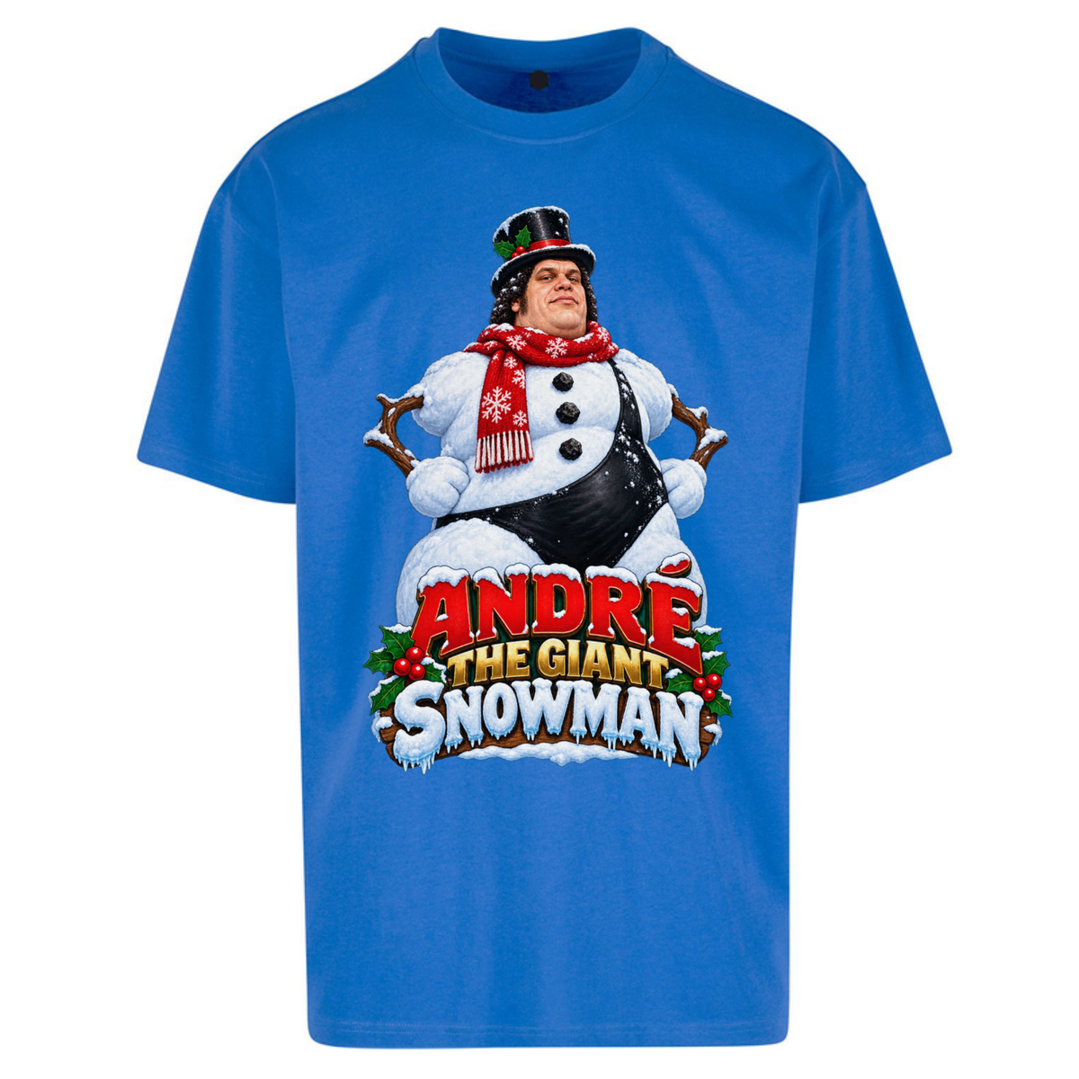 Andre The Giant Christmas Oversized T-Shirt