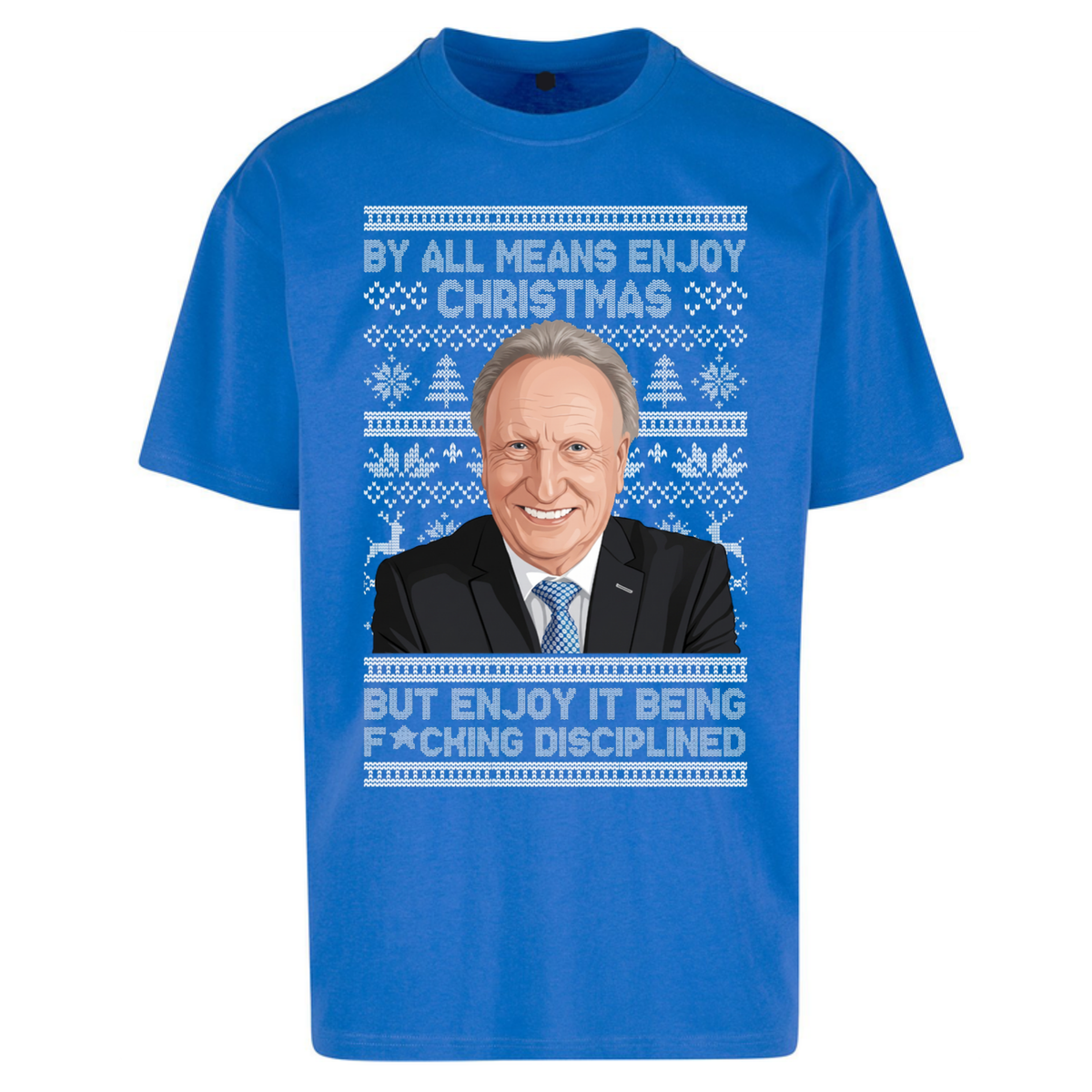 Neil Warnock Christmas Oversized T-Shirt