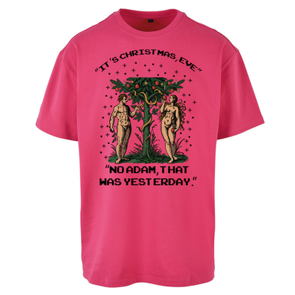 Adam & Eve Christmas Jumper Oversized T-Shirt