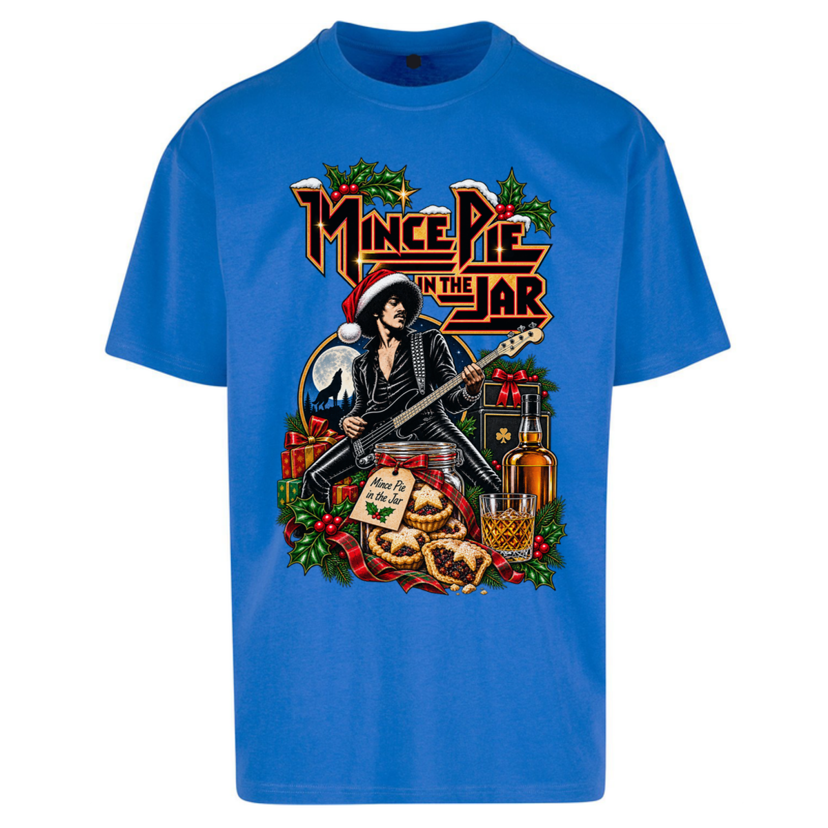 Thin Lizzy Christmas Oversized T-Shirt