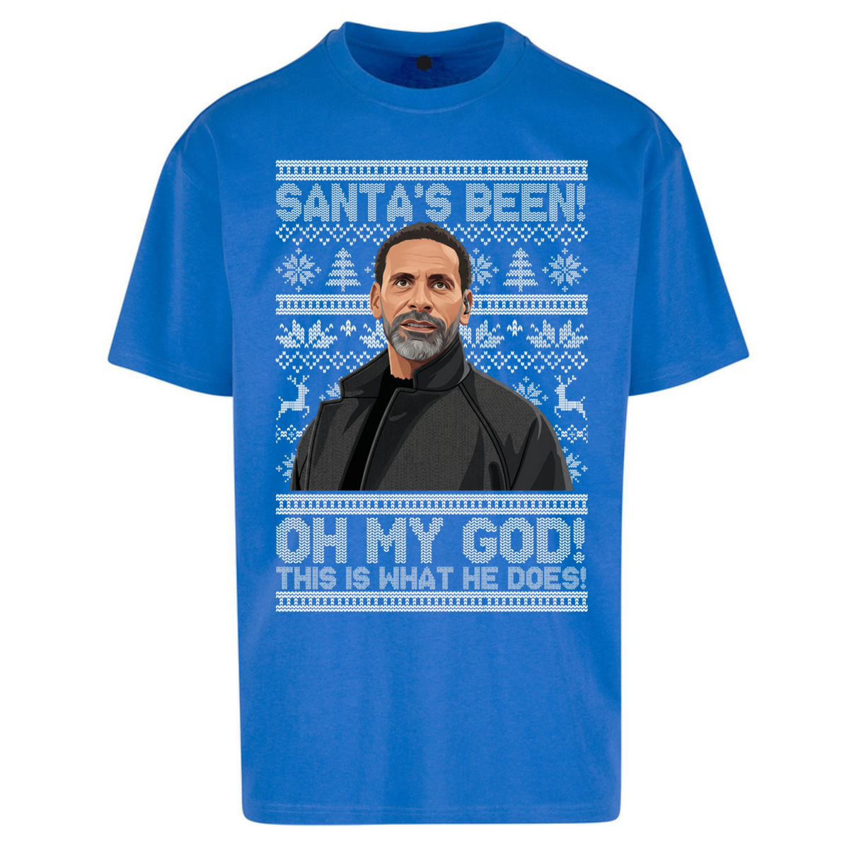 Steve Rio Ferdinand Christmas Oversized T-Shirt