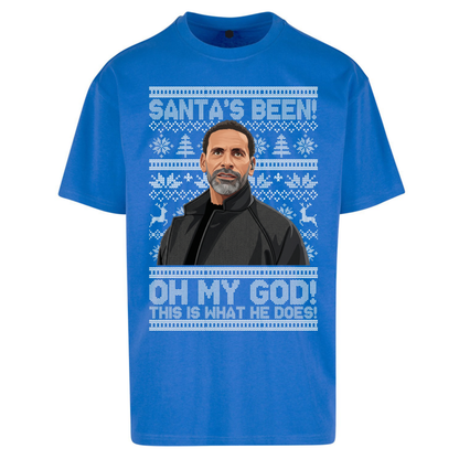 Steve Rio Ferdinand Christmas Oversized T-Shirt