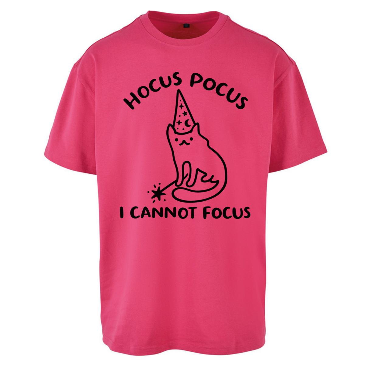 Hocus Pocus I Cannot Focus Oversized T-Shirt