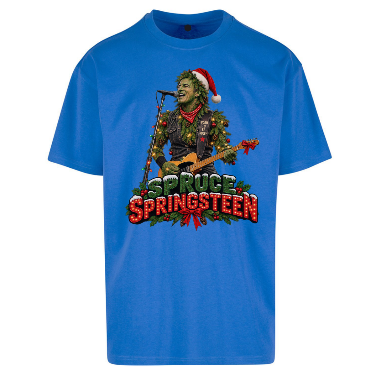 Bruce Springsteen Christmas Oversized T-Shirt