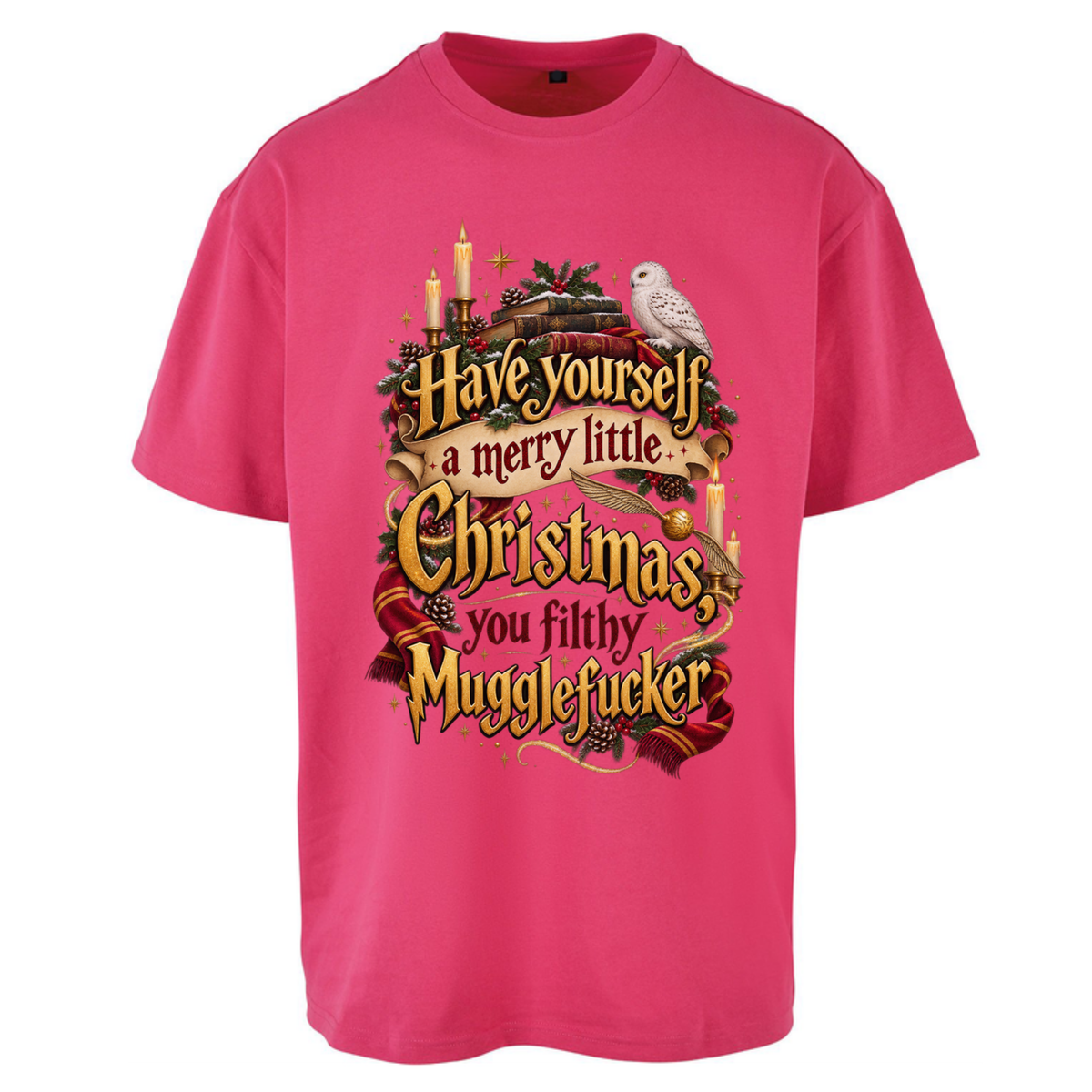 Harry Potter Christmas Oversized T-Shirt