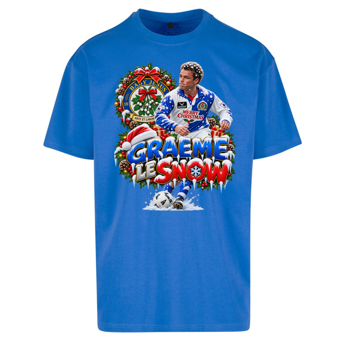Blackburn Christmas Oversized T-Shirt