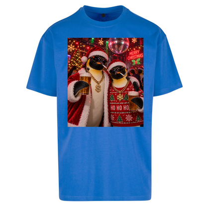 Penguin Christmas Oversized T-Shirt