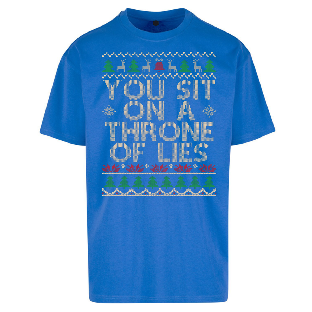 Throne Of Lies Christmas Oversized T-Shirt