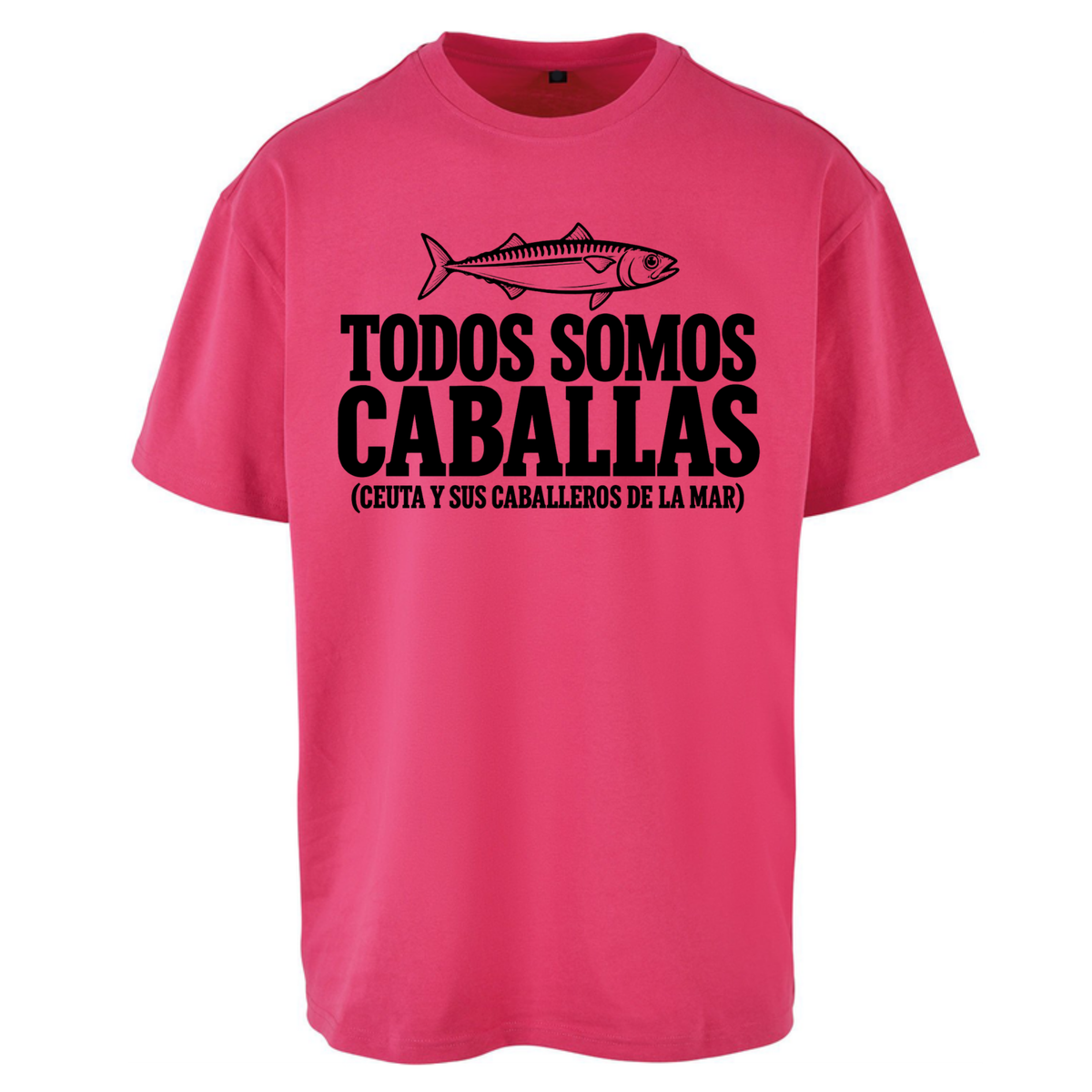Todos Somos Caballas Ceuta Oversized T-Shirt