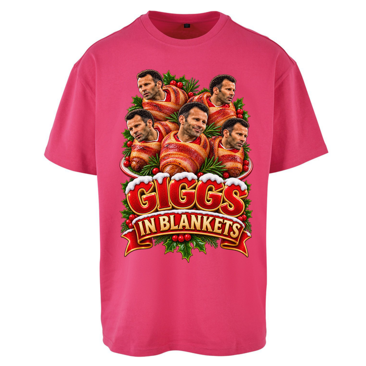 Manchester United FC Christmas Oversized T-Shirt