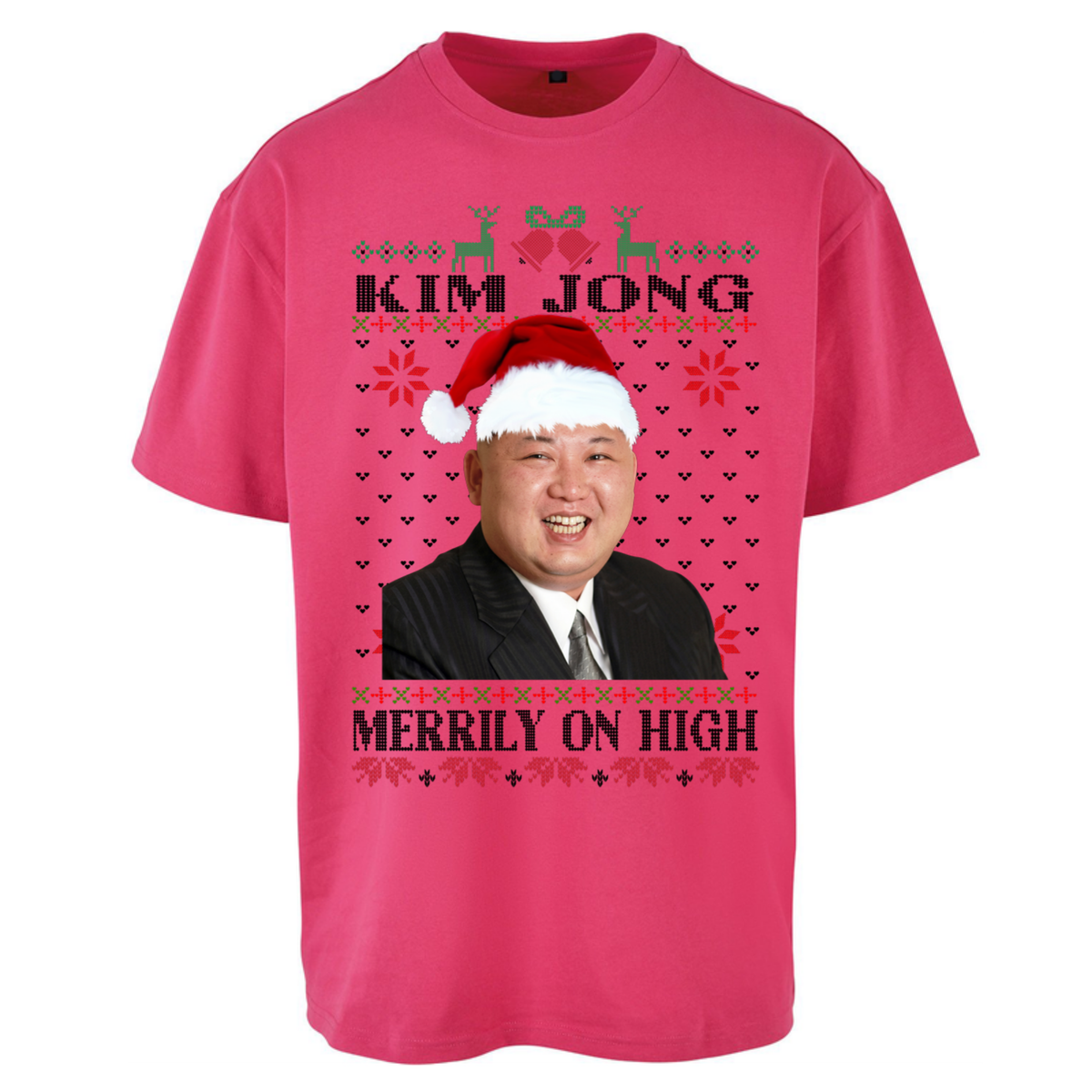 Kim Jong Christmas Oversized T-Shirt