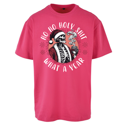 HO HO Holy Santa Oversized T-Shirt