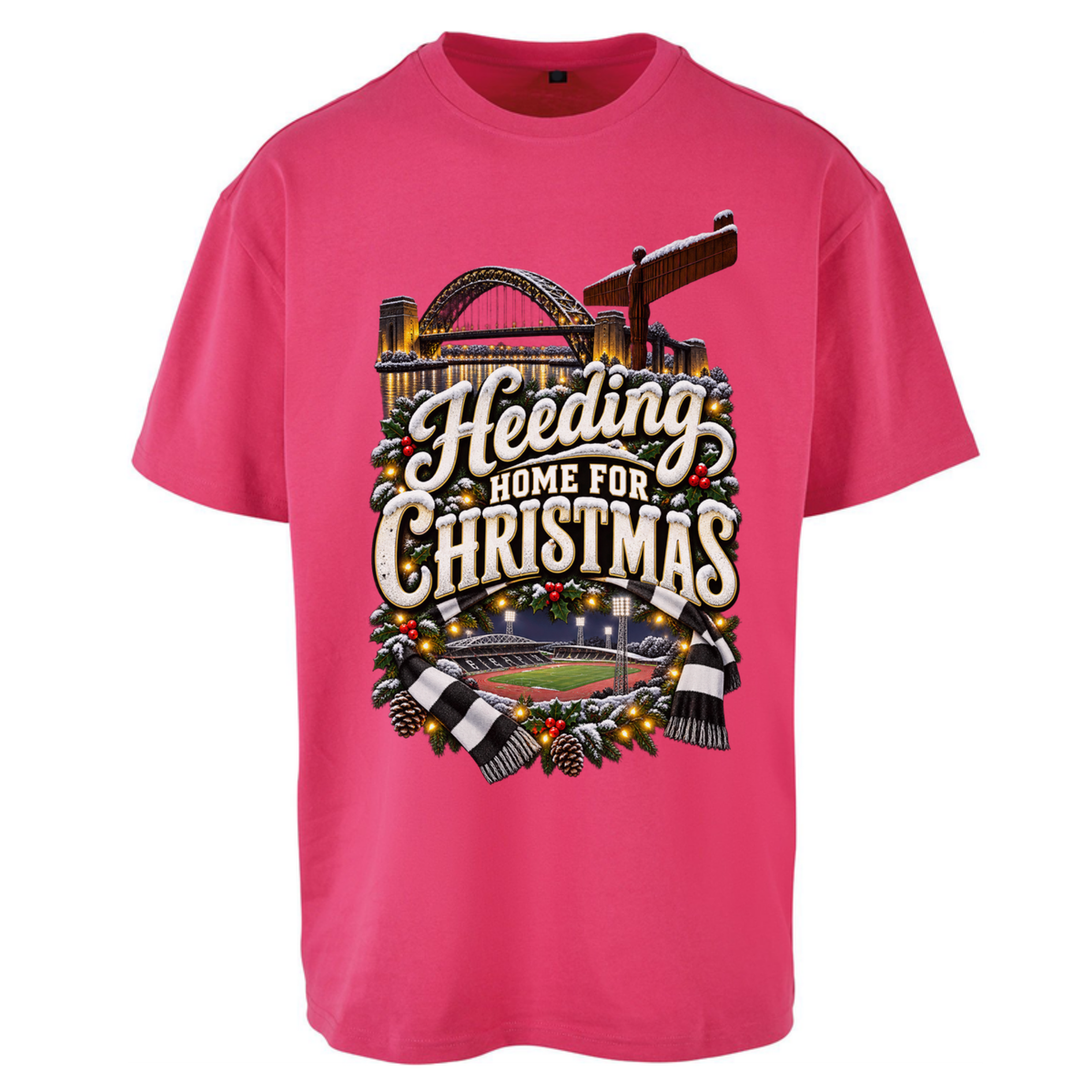 Gateshead Christmas Oversized T-Shirt