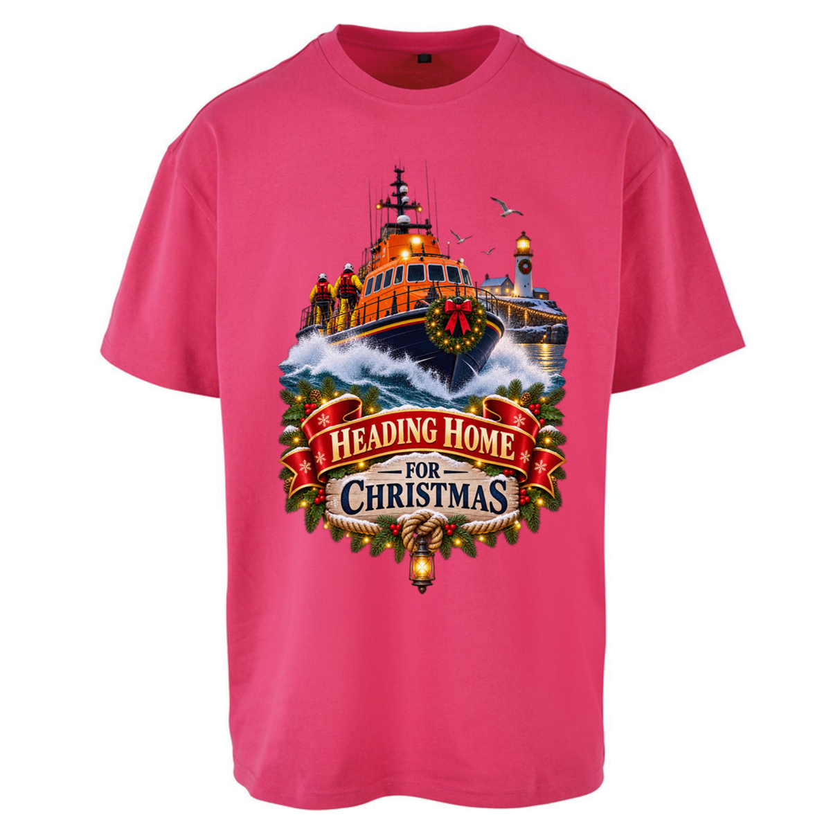 RNLI Christmas Oversized T-Shirt