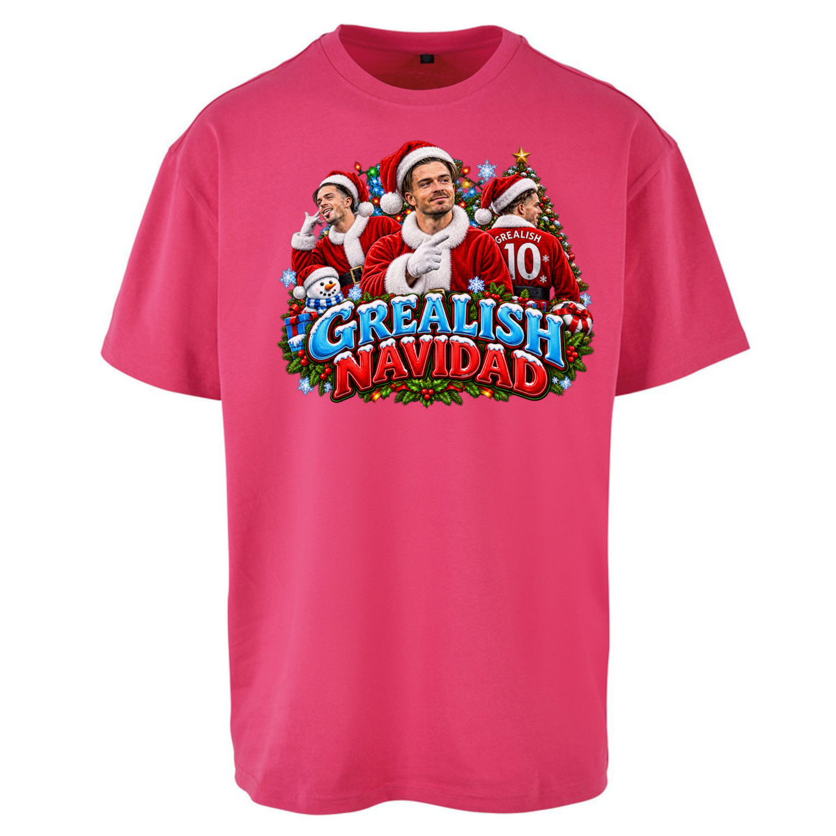 Grealish Navidad Oversized T-Shirt