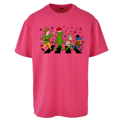 Abbey Road Walk Christmas jumper Oversized T-Shirt