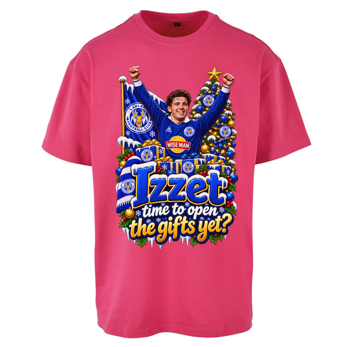 Leicester City Football Christmas Oversized T-Shirt