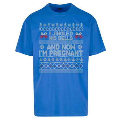 Pregnant At Christmas Oversized T-Shirt