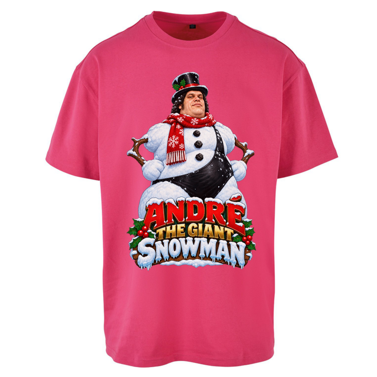 Andre The Giant Christmas Oversized T-Shirt
