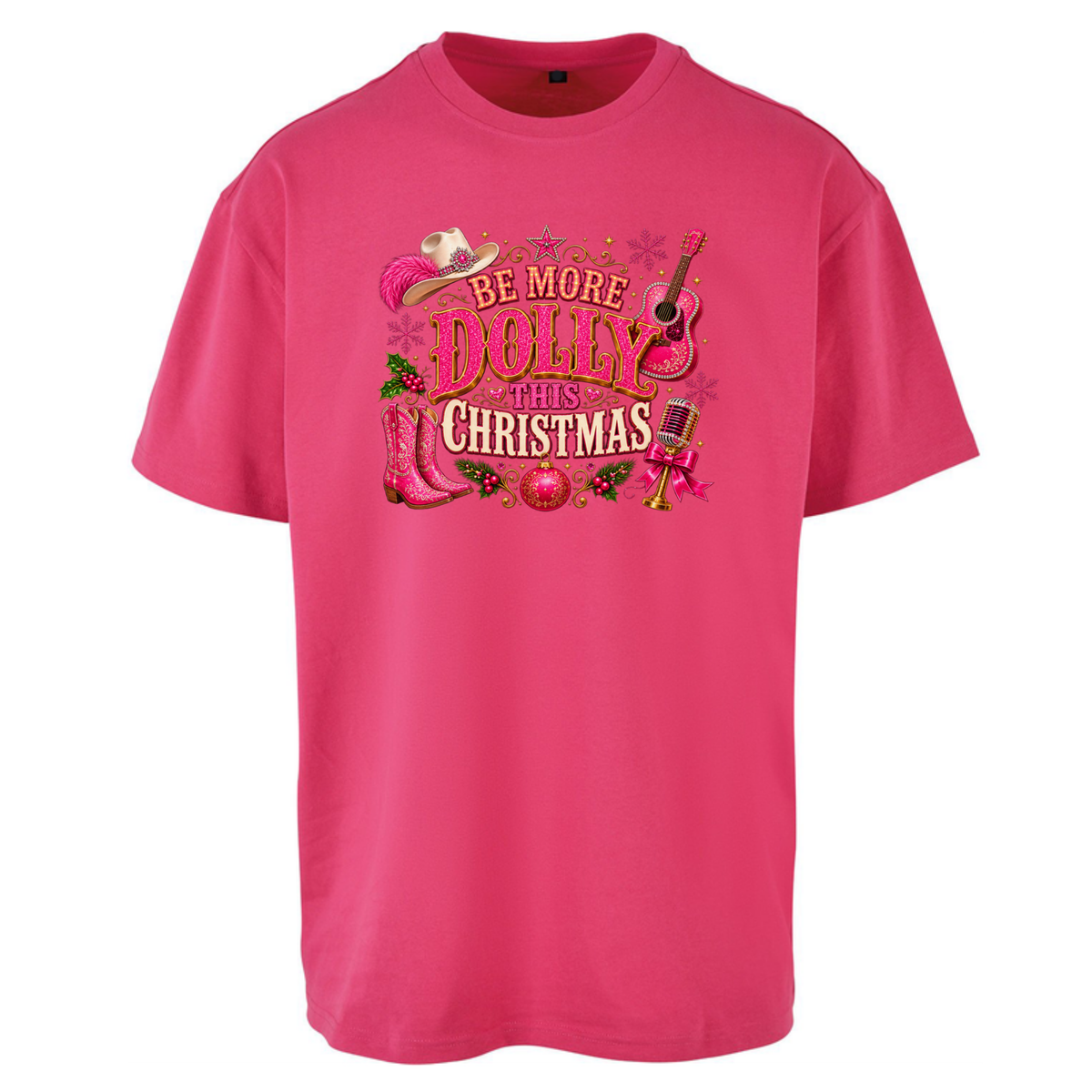 Dolly Parton Christmas Oversized T-Shirt