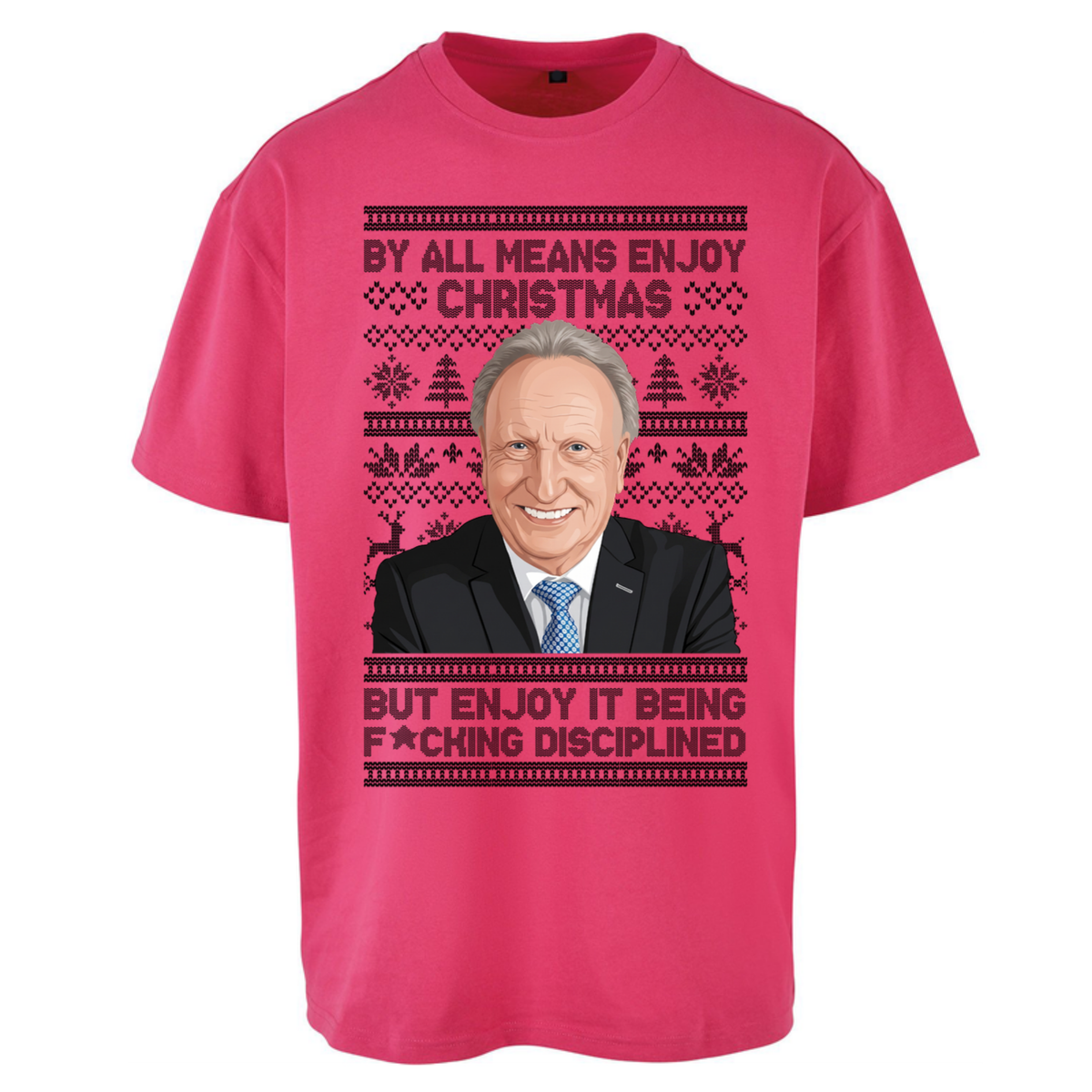 Neil Warnock Christmas Oversized T-Shirt