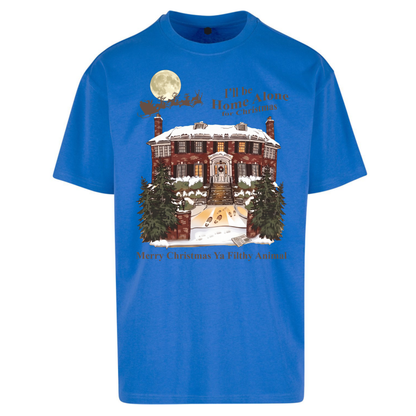 Home Alone Festive Christmas Oversized T-Shirt