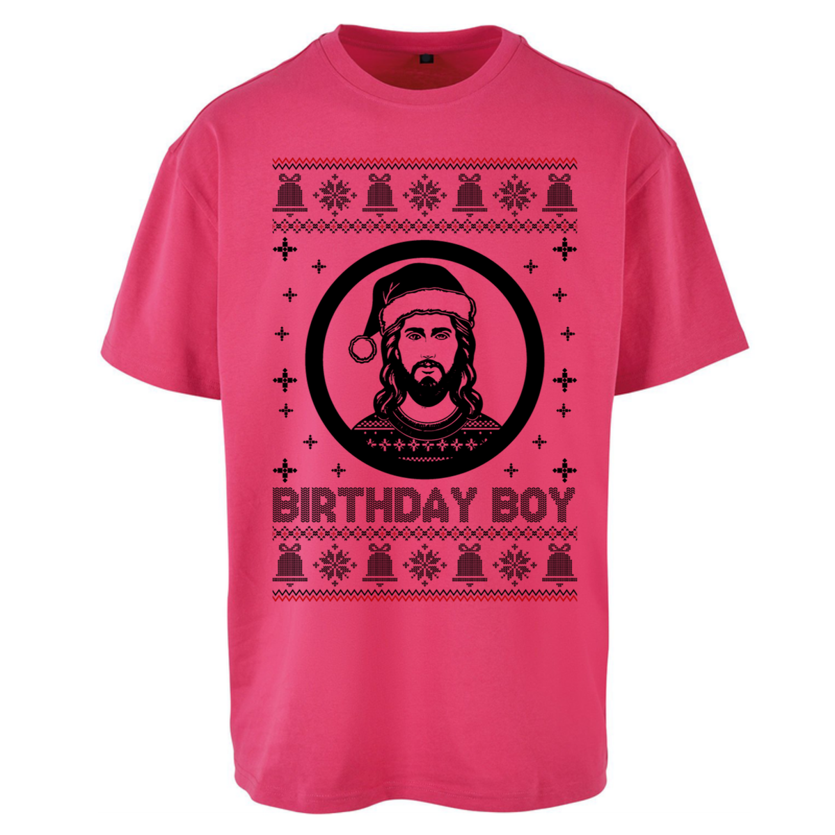 Jesus Birthday Christmas Oversized T-Shirt