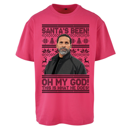 Steve Rio Ferdinand Christmas Oversized T-Shirt