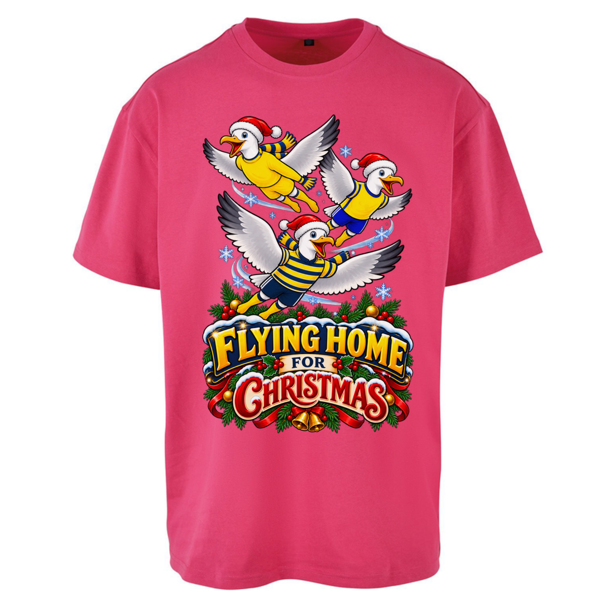 Torquay United Christmas Oversized T-Shirt