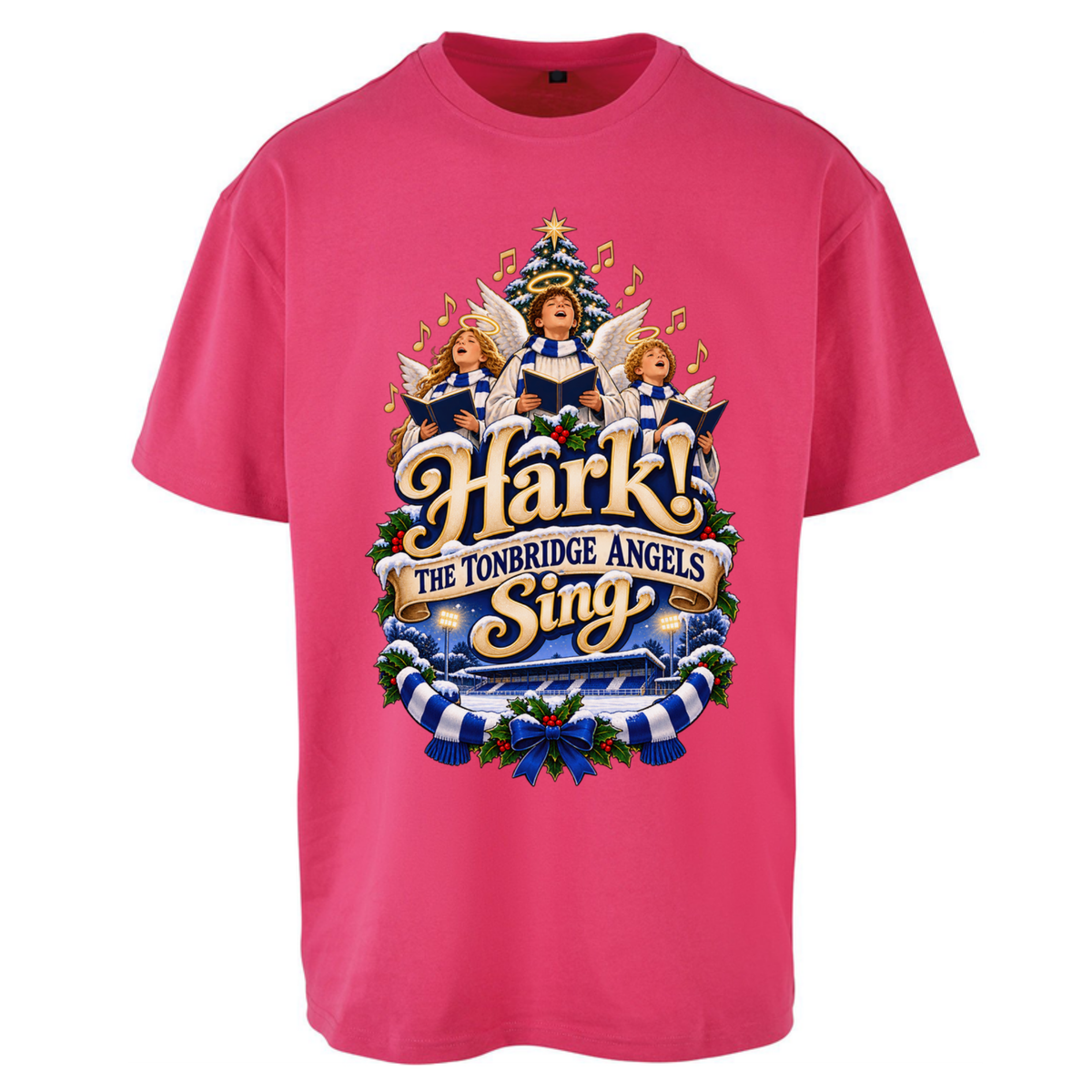 Tonbridge Angels Christmas Oversized T-Shirt