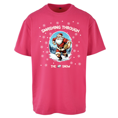 Rugby Santa Clothing Oversized T-Shirt