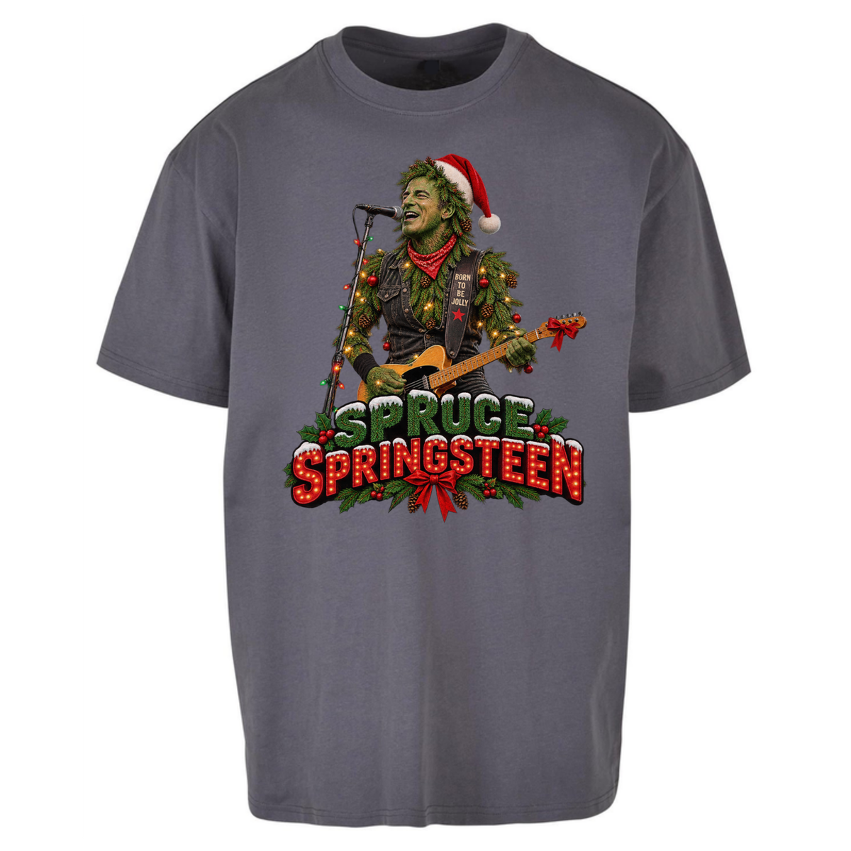 Bruce Springsteen Christmas Oversized T-Shirt