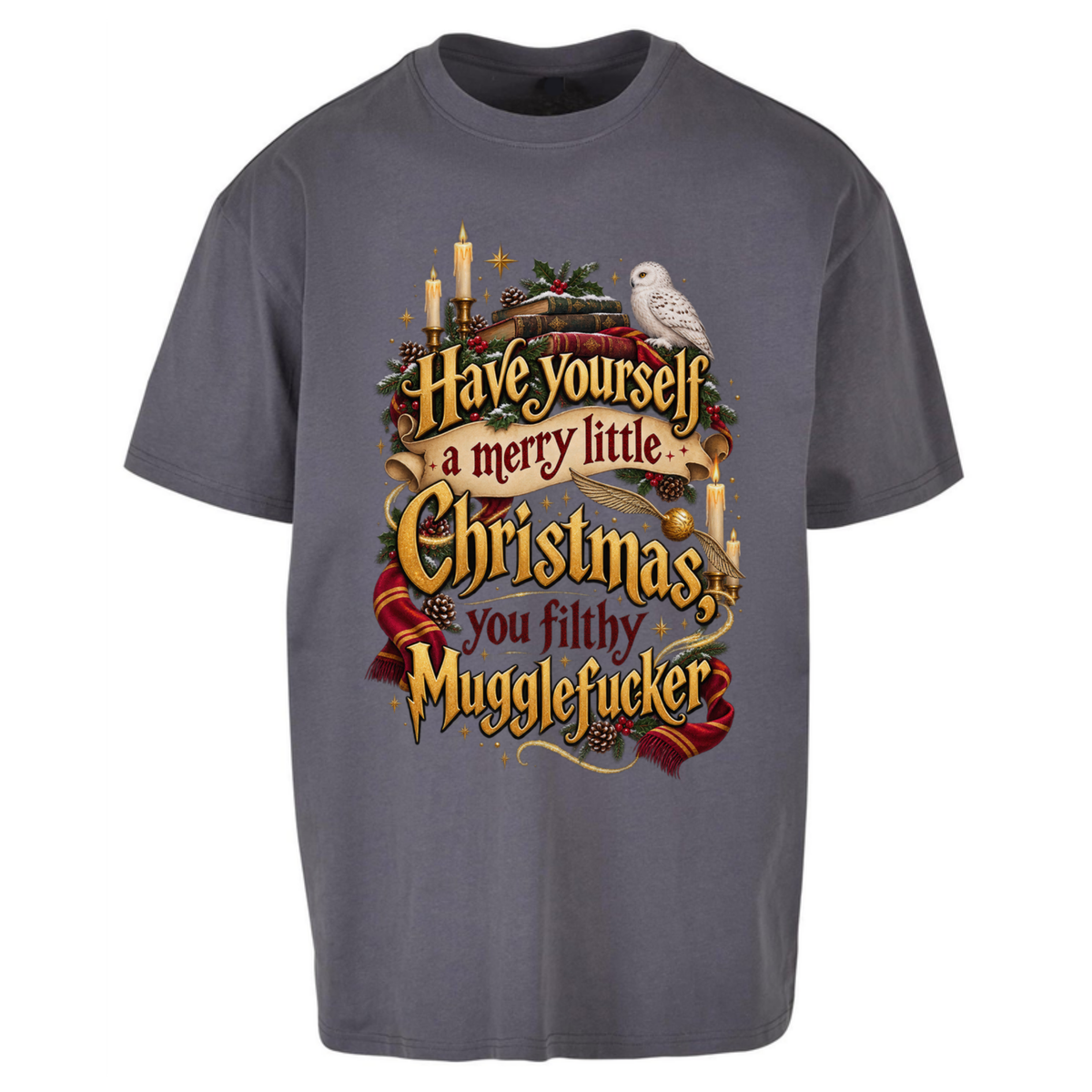 Harry Potter Christmas Oversized T-Shirt