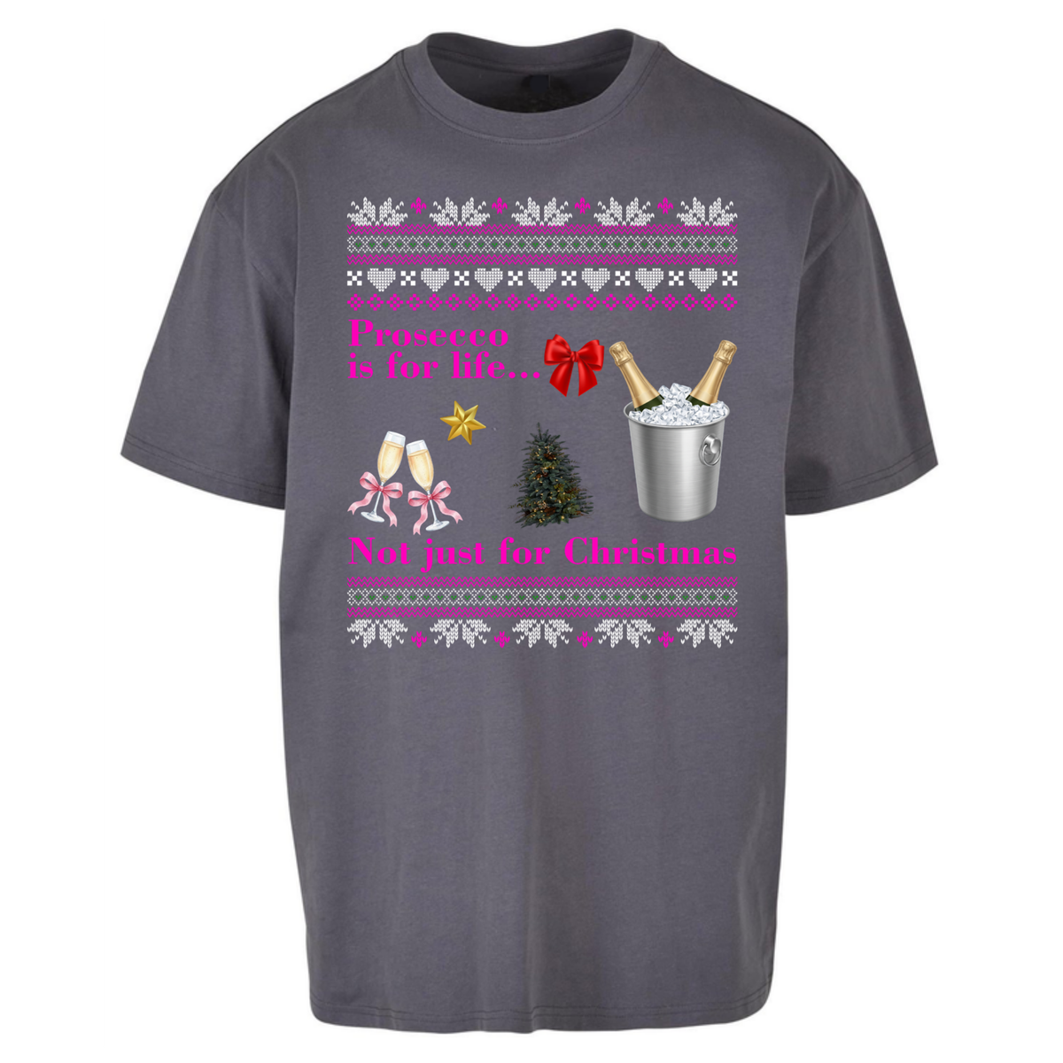 Prosecco Gift Top Oversized T-Shirt