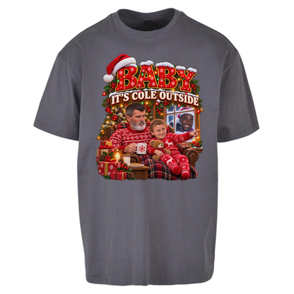 Roy Keane Man Utd Christmas Oversized T-Shirt