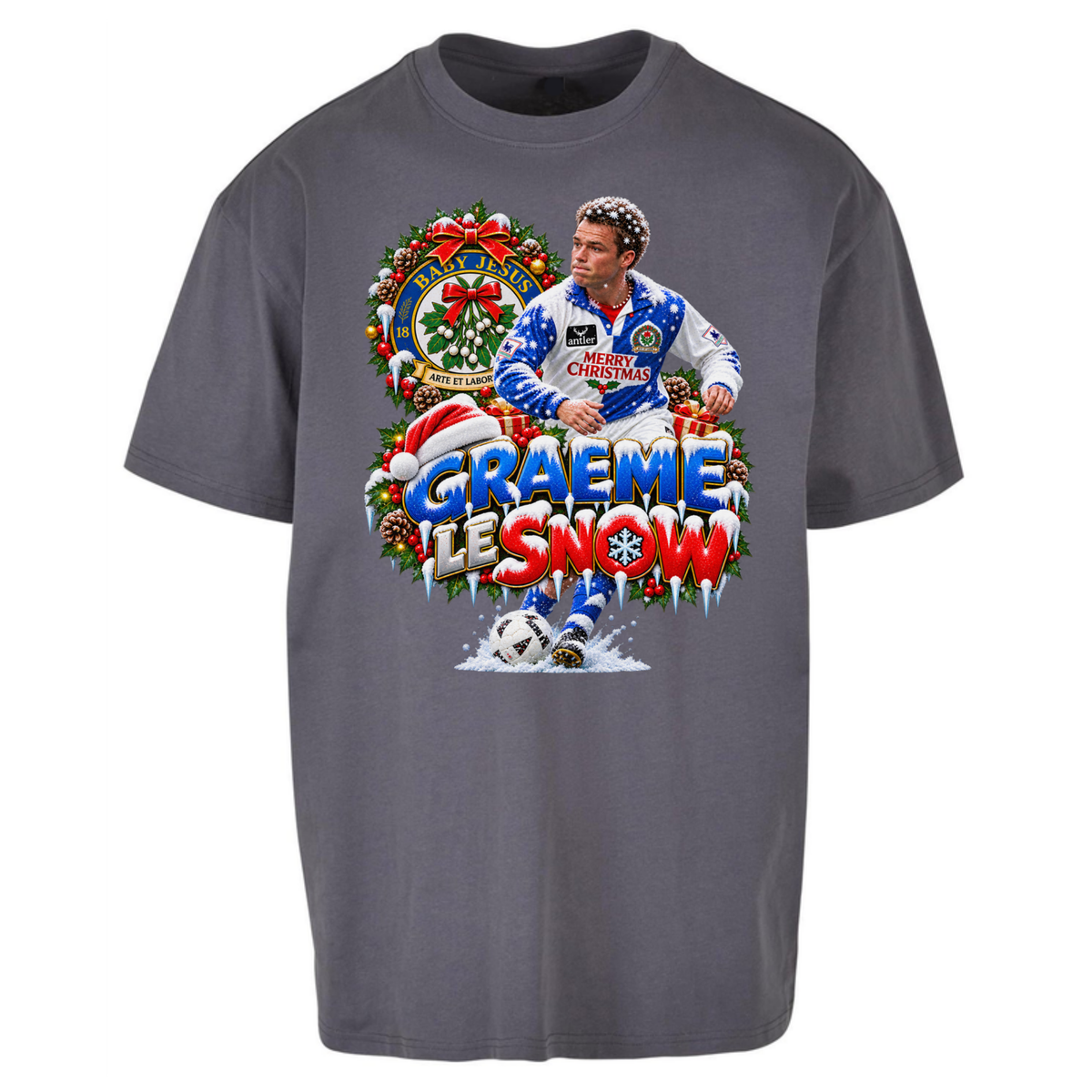 Blackburn Christmas Oversized T-Shirt