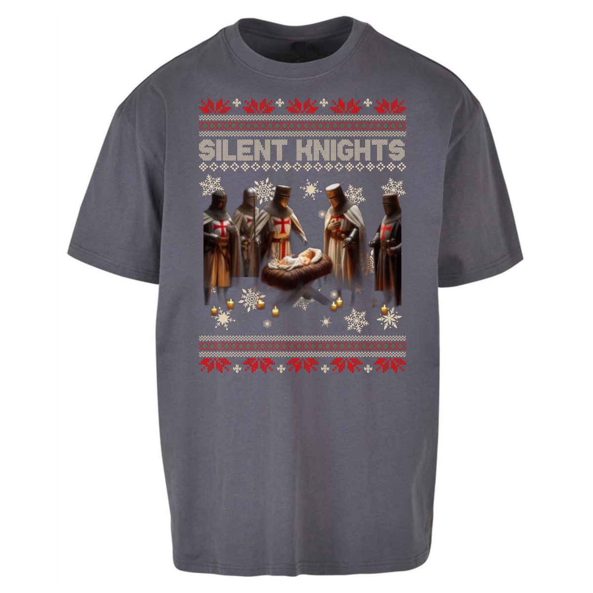 Silent Knights Gift Oversized T-Shirt