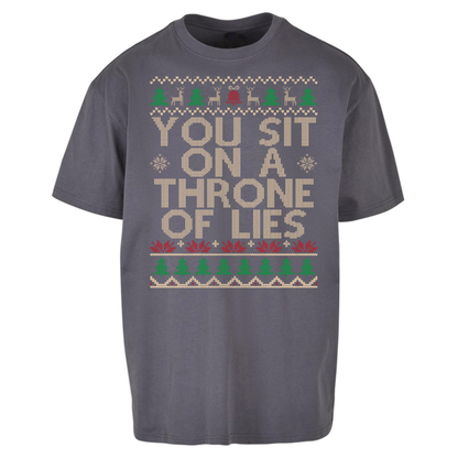 Throne Of Lies Christmas Oversized T-Shirt
