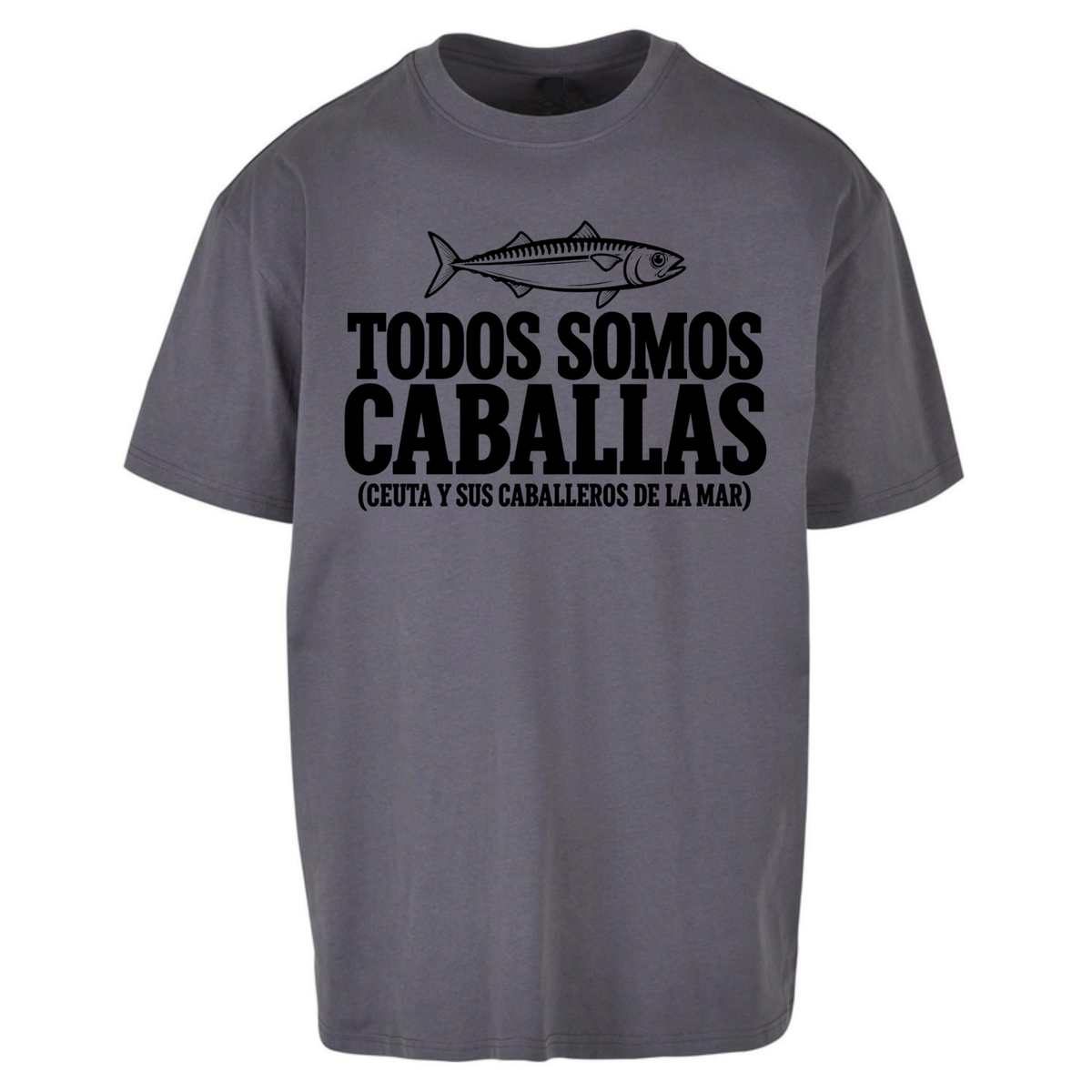 Todos Somos Caballas Ceuta Oversized T-Shirt