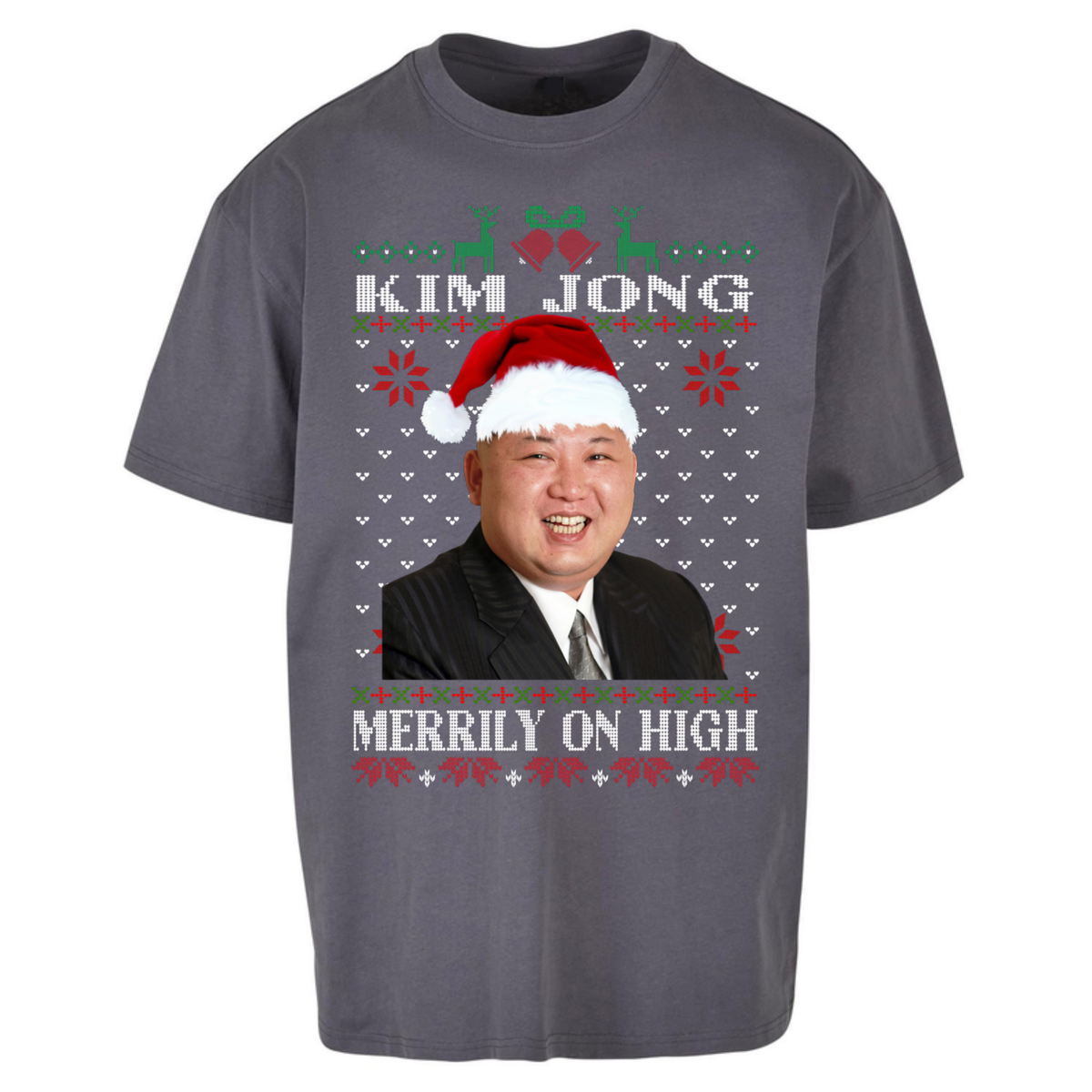Kim Jong Christmas Oversized T-Shirt