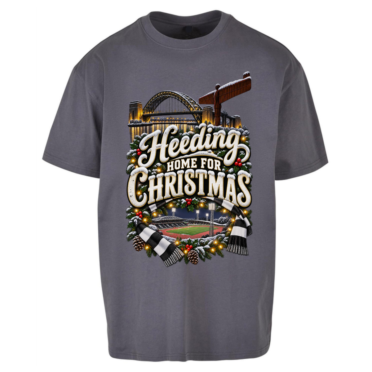 Gateshead Christmas Oversized T-Shirt