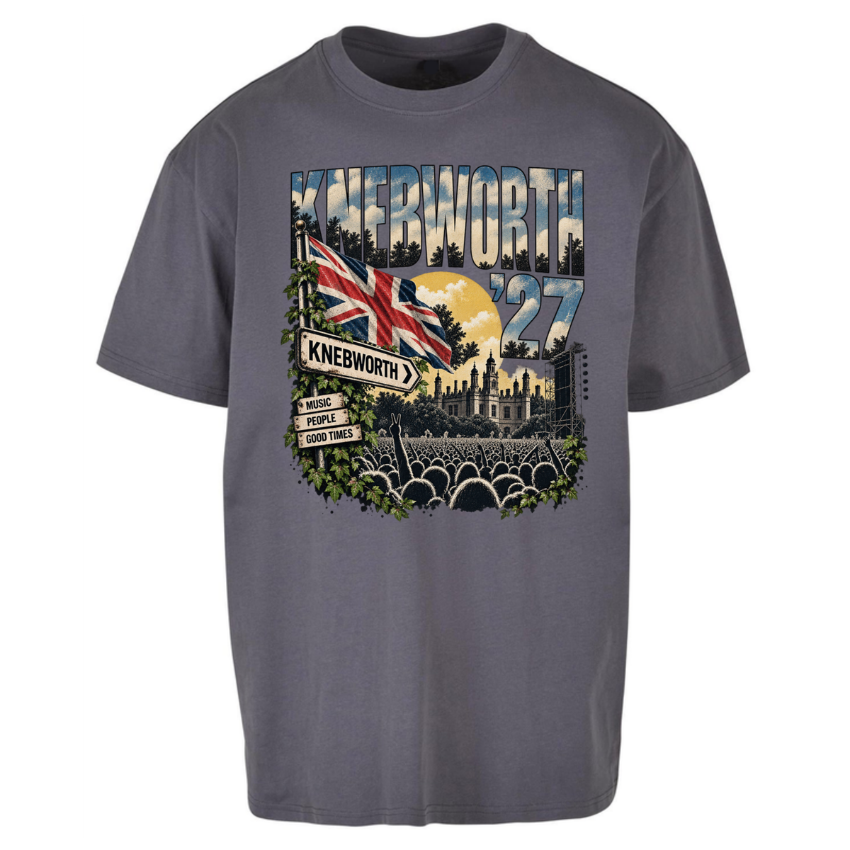 Oasis Knebworth Live '27 Oversized T-Shirt