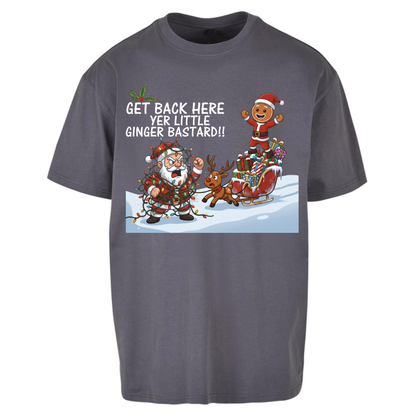 santa joke graphic Oversized T-Shirt